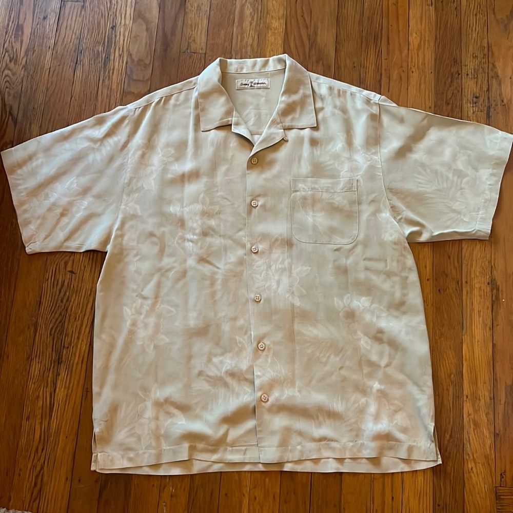 Tommy Bahama silk button up shirt